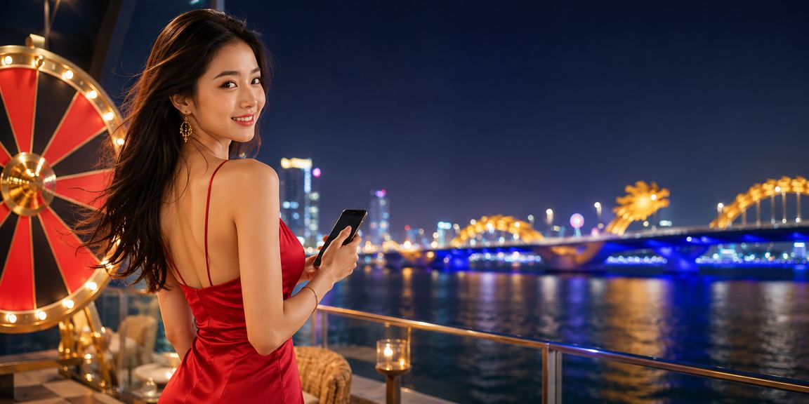 Bầu không khí chơi số may mắn tại bờ biển Đà Nẵng buổi chiều
