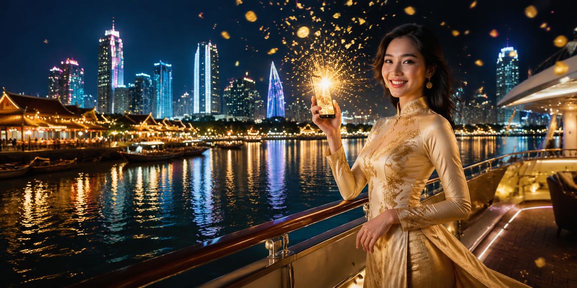 Người dùng truy cập casino trực tuyến trên điện thoại di động tại vùng núi Sa Pa